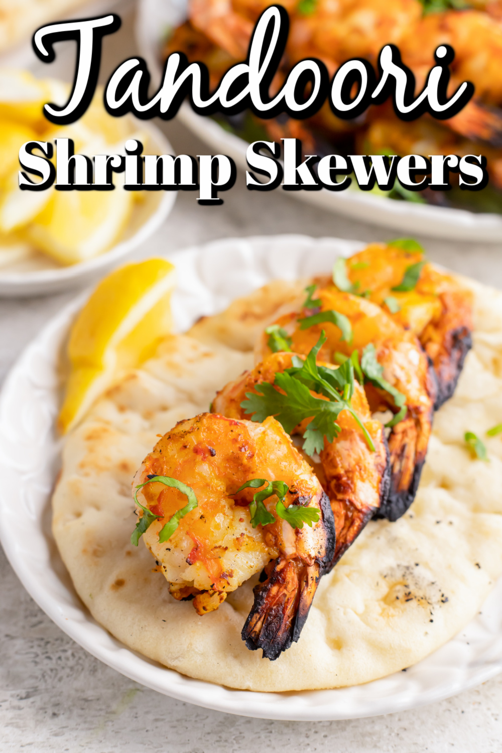 These tasty little grilled tandoori shrimp skewers are great any time. They are so easy to cook with and pair so well with all sorts of big, bold flavors!