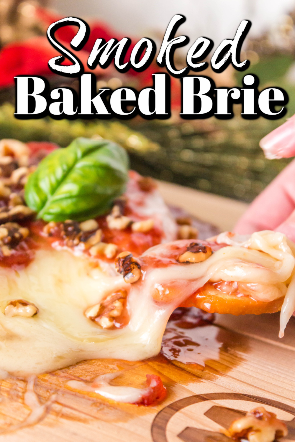 This Smoked Baked Brie is a special cheesy treat that you can serve anytime! I know you are going to love it!
