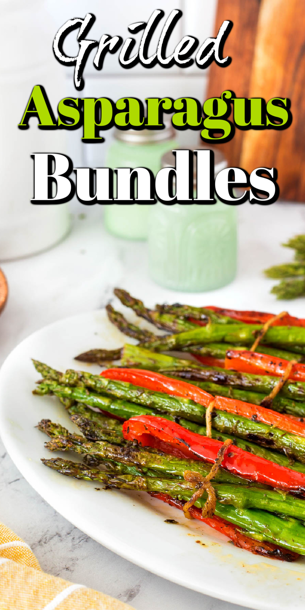 These Grilled Asparagus Bundles may just be one of the simplest side dishes you can make! Best of all, it is quick, easy and really great tasting!