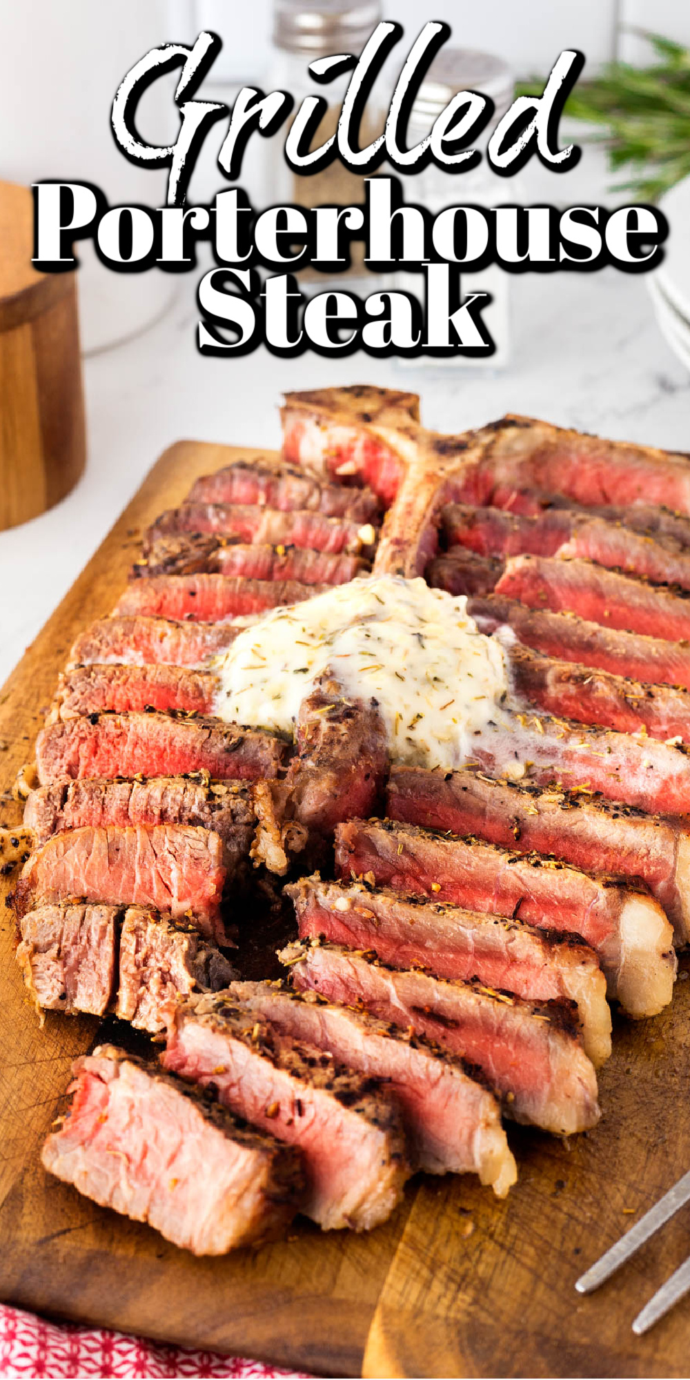 This grilled porterhouse steak recipe is going to transport you to your favorite classic steakhouse it's that good!