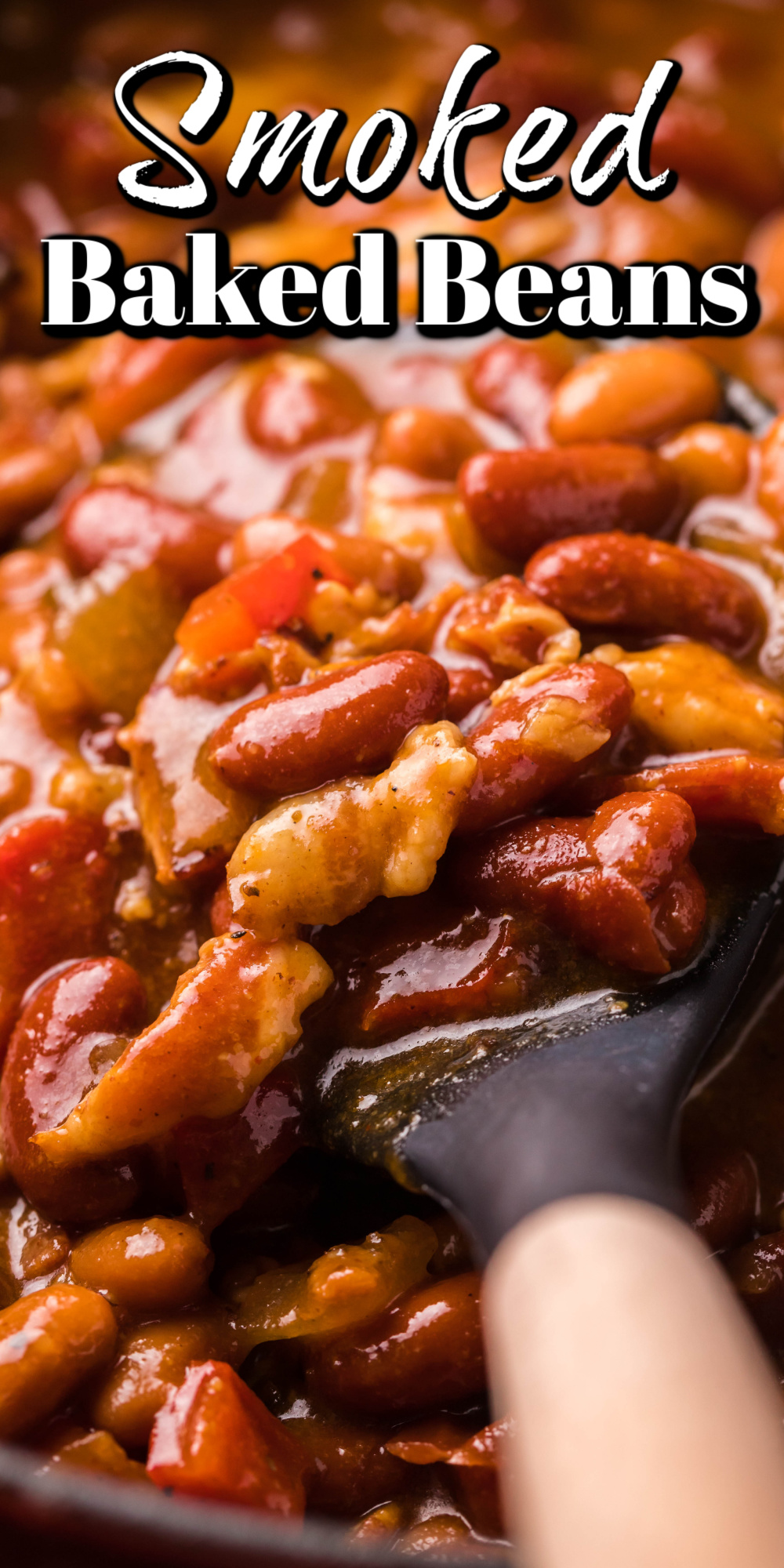 This smoked baked bean recipe is so amazingly good you are never going to want canned baked beans again!