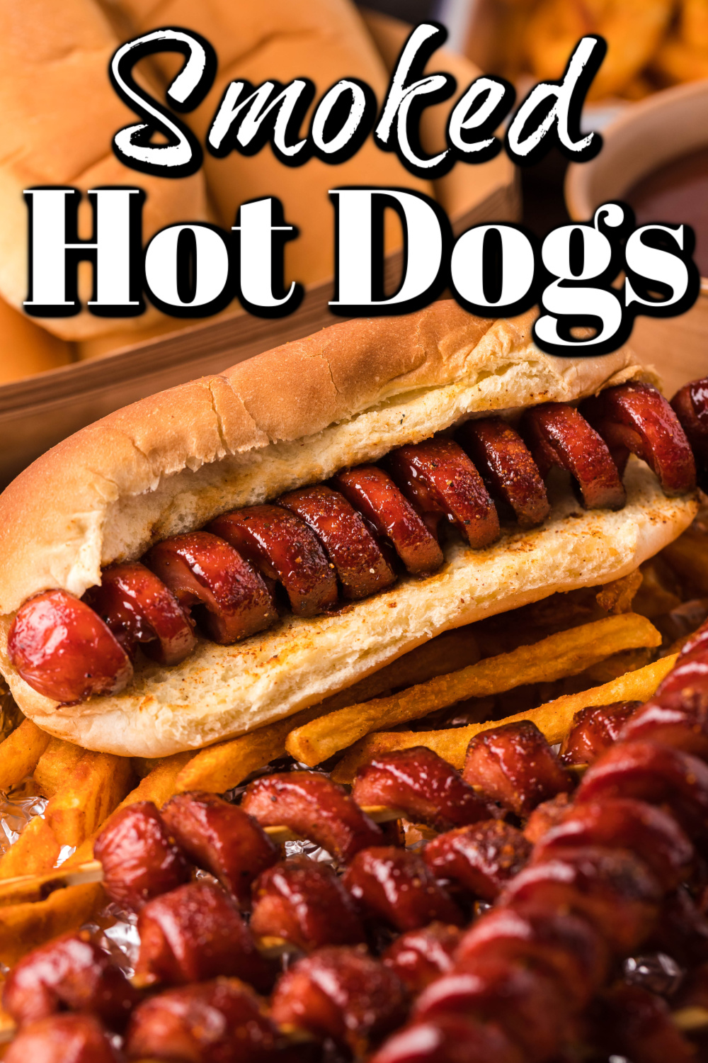 These smoked hot dogs are fantastic! Once you have made hot dogs this way you are never going to want to go back to grilling hot dogs again!