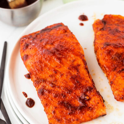 Spicy Maple Glazed Salmon