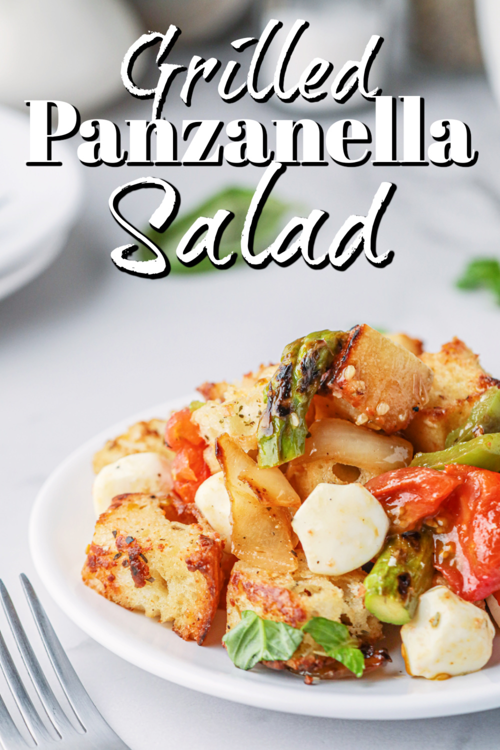 This fantastic grilled panzanella salad is quick and easy to prepare but is loaded with great flavor!